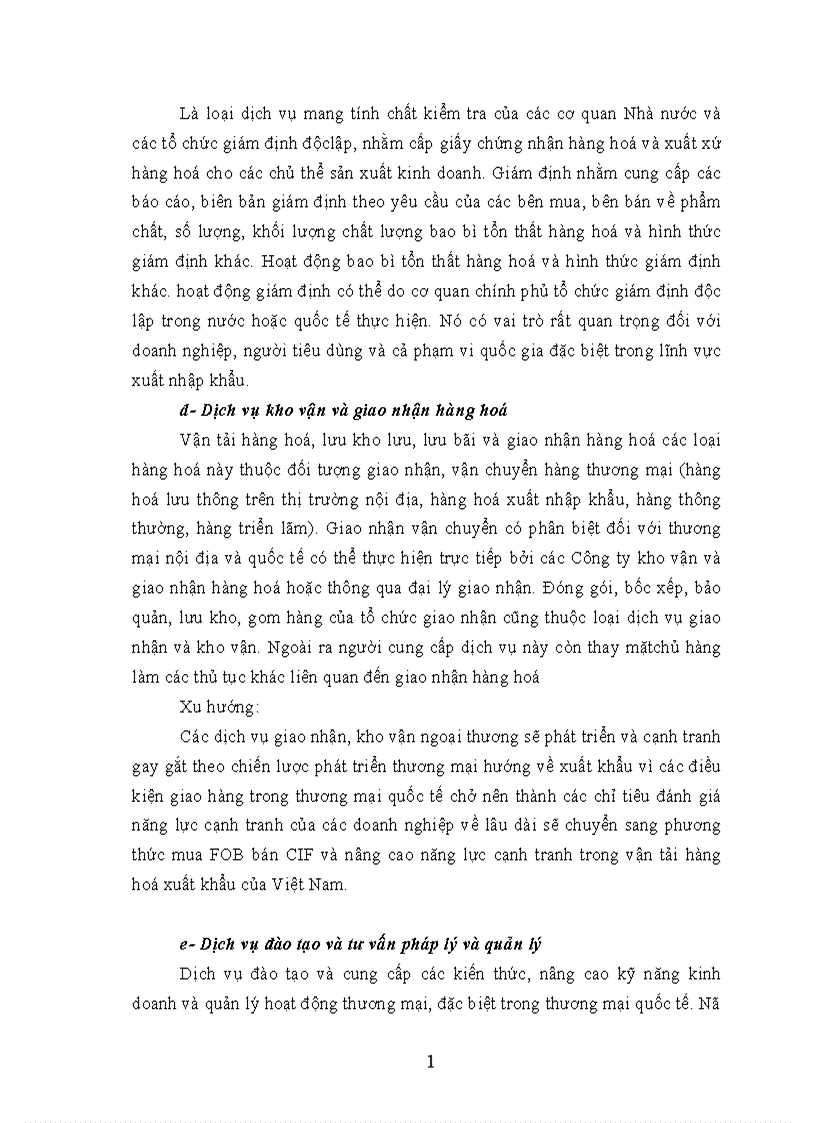 image for page Bản chất vai trò và phân loại dịch vụ thương mại