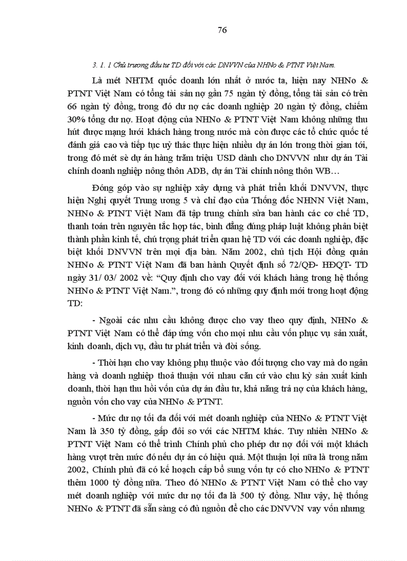 image for page Giải pháp nhằm mở rộng tín dụng đối với các DNVVN tại NHNo PTNT huyện Thanh Trì Hà Nội