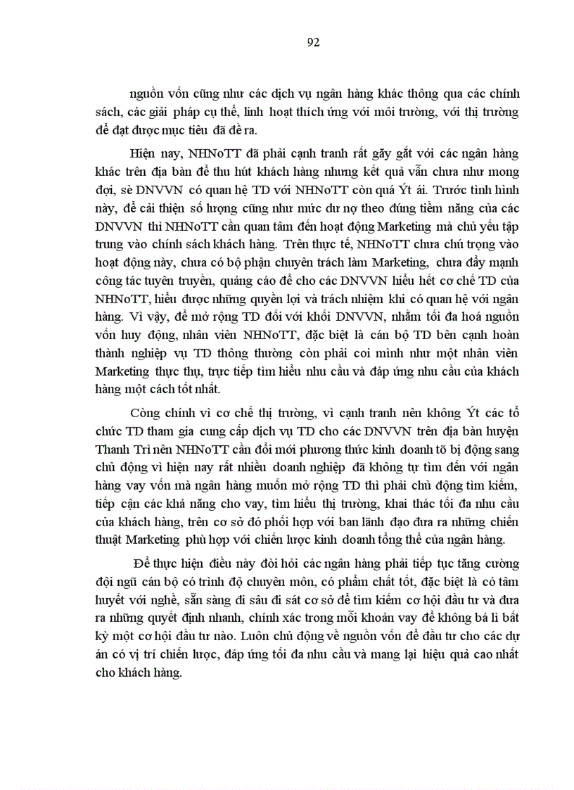 image for page Giải pháp nhằm mở rộng tín dụng đối với các DNVVN tại NHNo PTNT huyện Thanh Trì Hà Nội