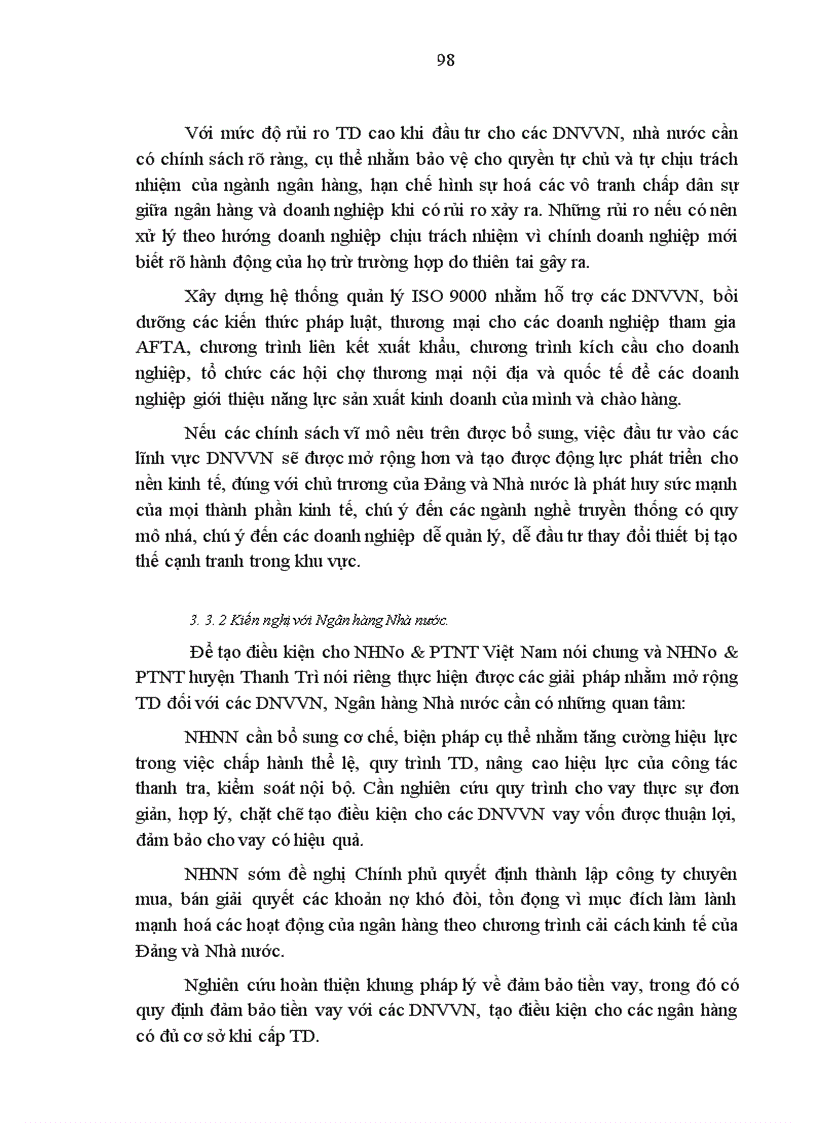 image for page Giải pháp nhằm mở rộng tín dụng đối với các DNVVN tại NHNo PTNT huyện Thanh Trì Hà Nội