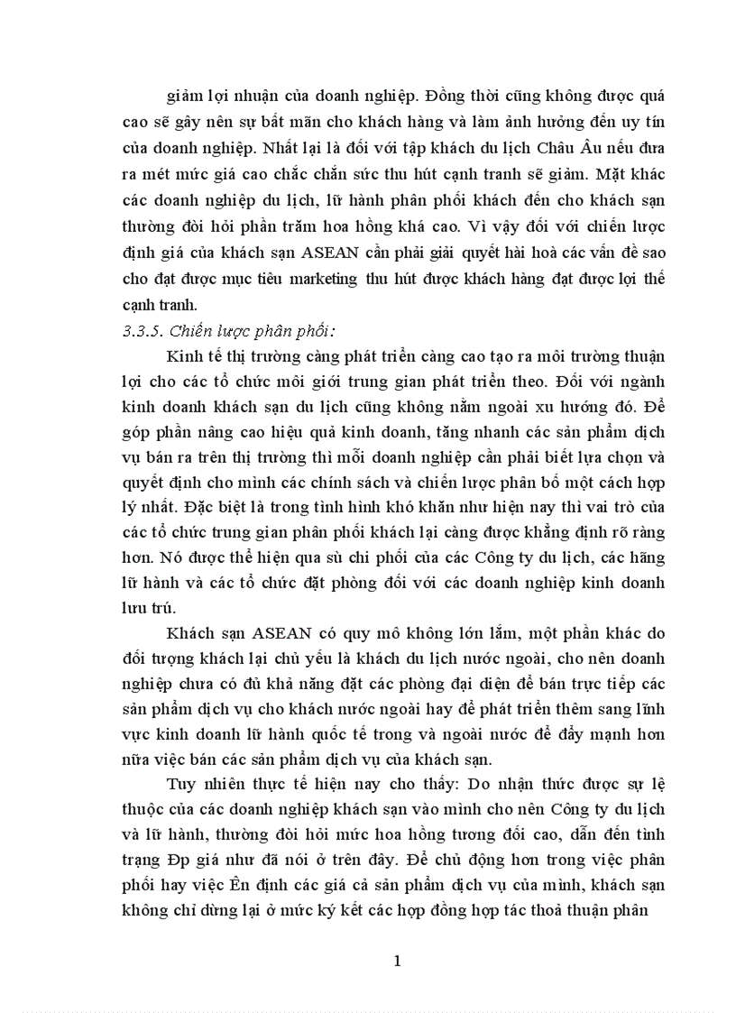 image for page Những ý kiến đề xuất cho việc hoàn thiện hệ thống marketing mix của khách sạn ASEAN 1