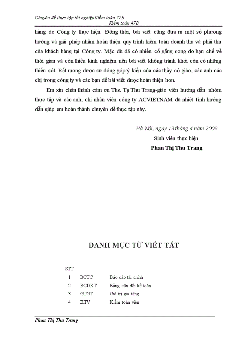 image for page Quy trình kiểm toán doanh thu và khoản mục phải thu khách hàng do Công ty TNHH Tài chính và Kiểm toán Việt Nam thực hiện 1