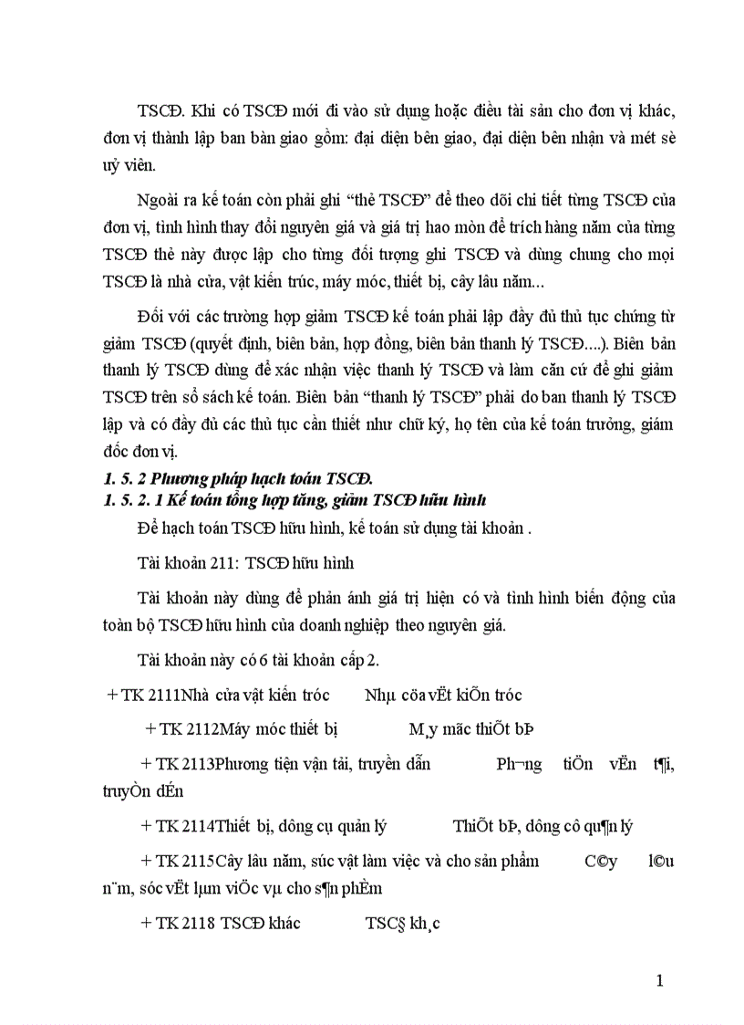 image for page Tổ chức hạch toán TSCĐ với việc quản lý và nâng cao hiệu quả sử dụng TSCĐ 1