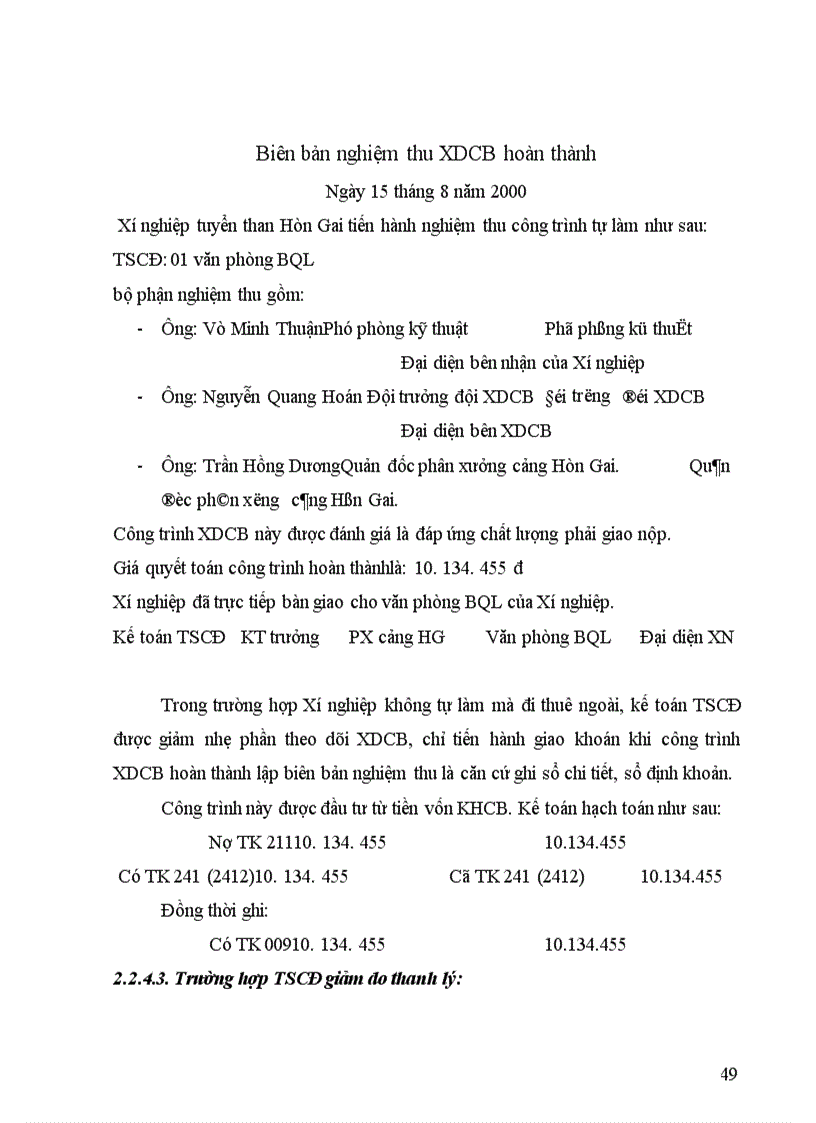 image for page Tổ chức hạch toán TSCĐ với việc quản lý và nâng cao hiệu quả sử dụng TSCĐ 1