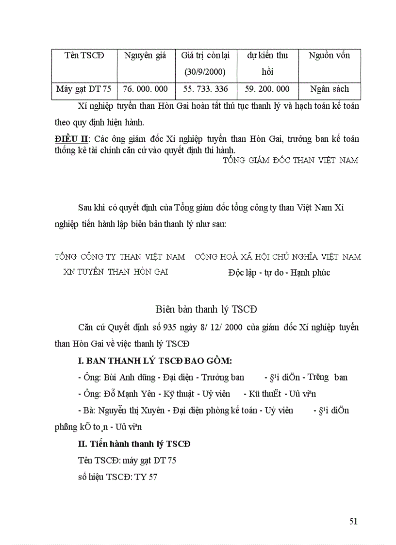 image for page Tổ chức hạch toán TSCĐ với việc quản lý và nâng cao hiệu quả sử dụng TSCĐ 1