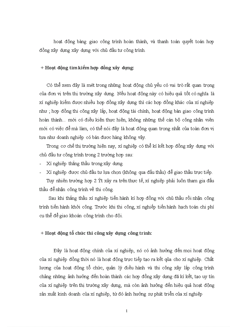 image for page Kế toán chi phí sản xuất và tính giá thành sản phẩm tại Xí nghiệp xây lắp 2