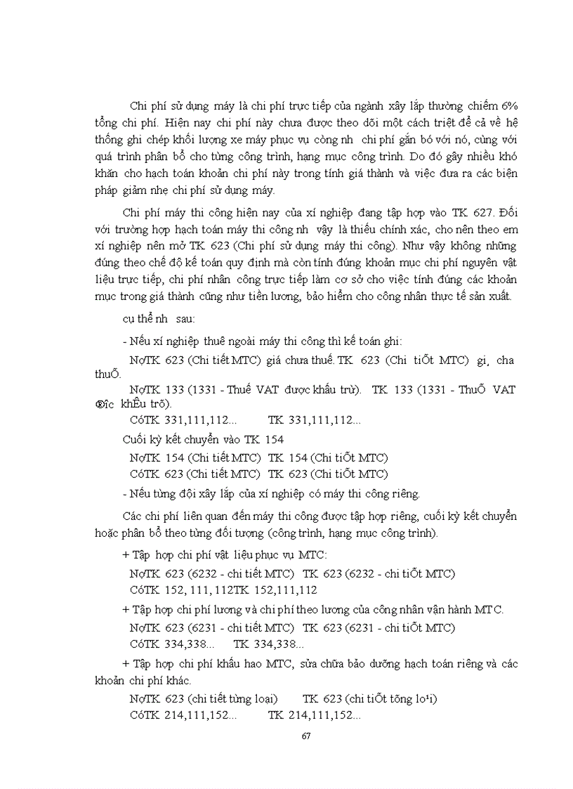 image for page Kế toán chi phí sản xuất và tính giá thành sản phẩm tại Xí nghiệp xây lắp 2