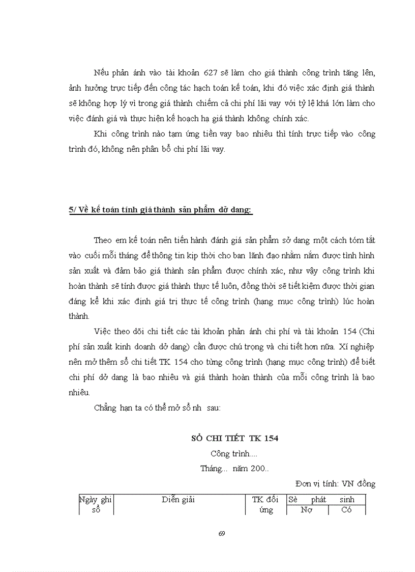 image for page Kế toán chi phí sản xuất và tính giá thành sản phẩm tại Xí nghiệp xây lắp 2