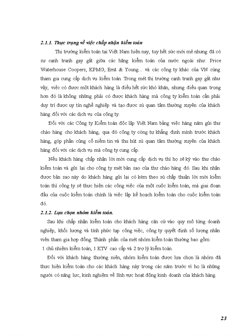 image for page Lập kế hoạch kiểm toán báo cáo tài chính tại các Công ty Kiểm toán Độc lập Việt Nam 1