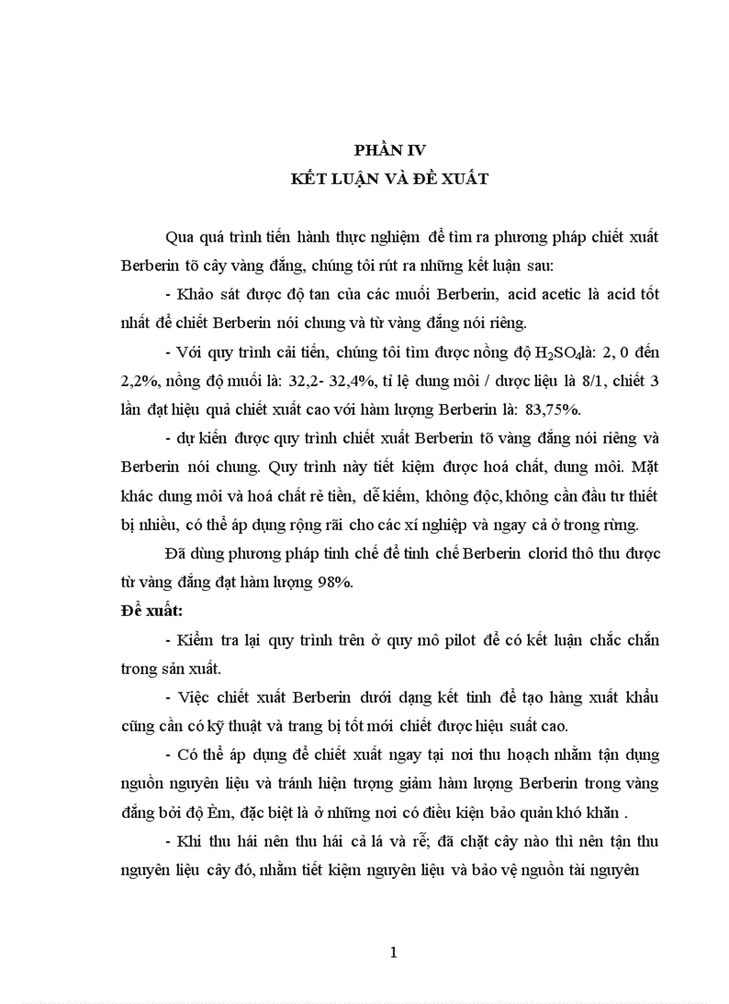 image for page Góp phần nghiên cứu phương pháp chiết xuất Berberin từ cây vàng đắng Coscinium usitatum Pierre 1