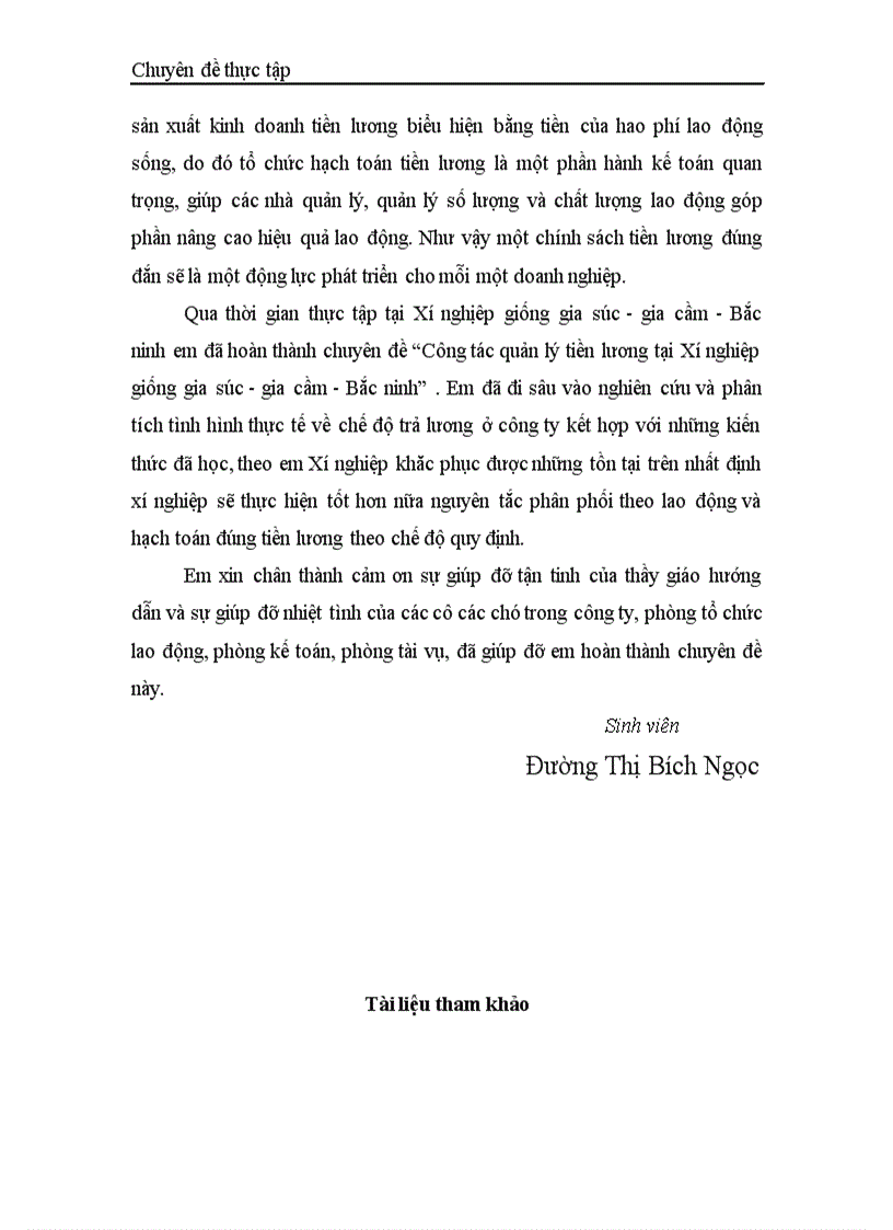 image for page Công tác quản lý tiền lương tại Xí nghiệp giống gia súc gia cầm Bắc ninh 1