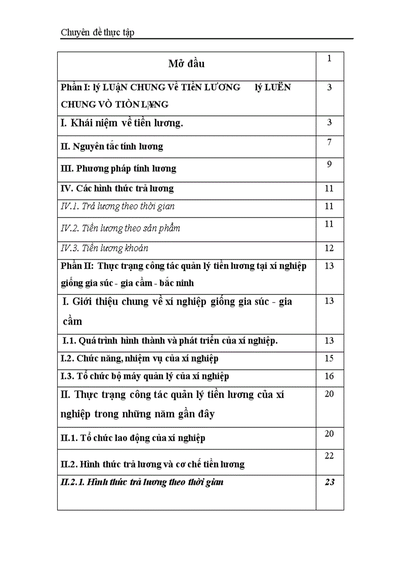 image for page Công tác quản lý tiền lương tại Xí nghiệp giống gia súc gia cầm Bắc ninh 1