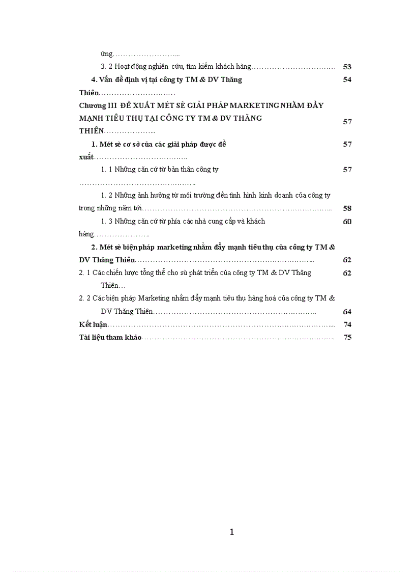 image for page Đề xuất một số phương án nhằm đẩy mạnh tiêu thụ hàng hoá tại công ty TM DV Thăng Thiên