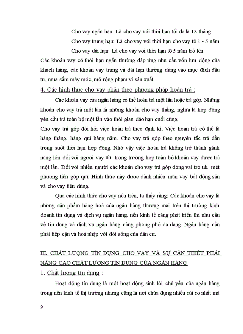 image for page Một số giải pháp nhằm nâng cao chất lượng tín dụng ngắn hạn tại Sở giao dịch 1 NHCT VN 1