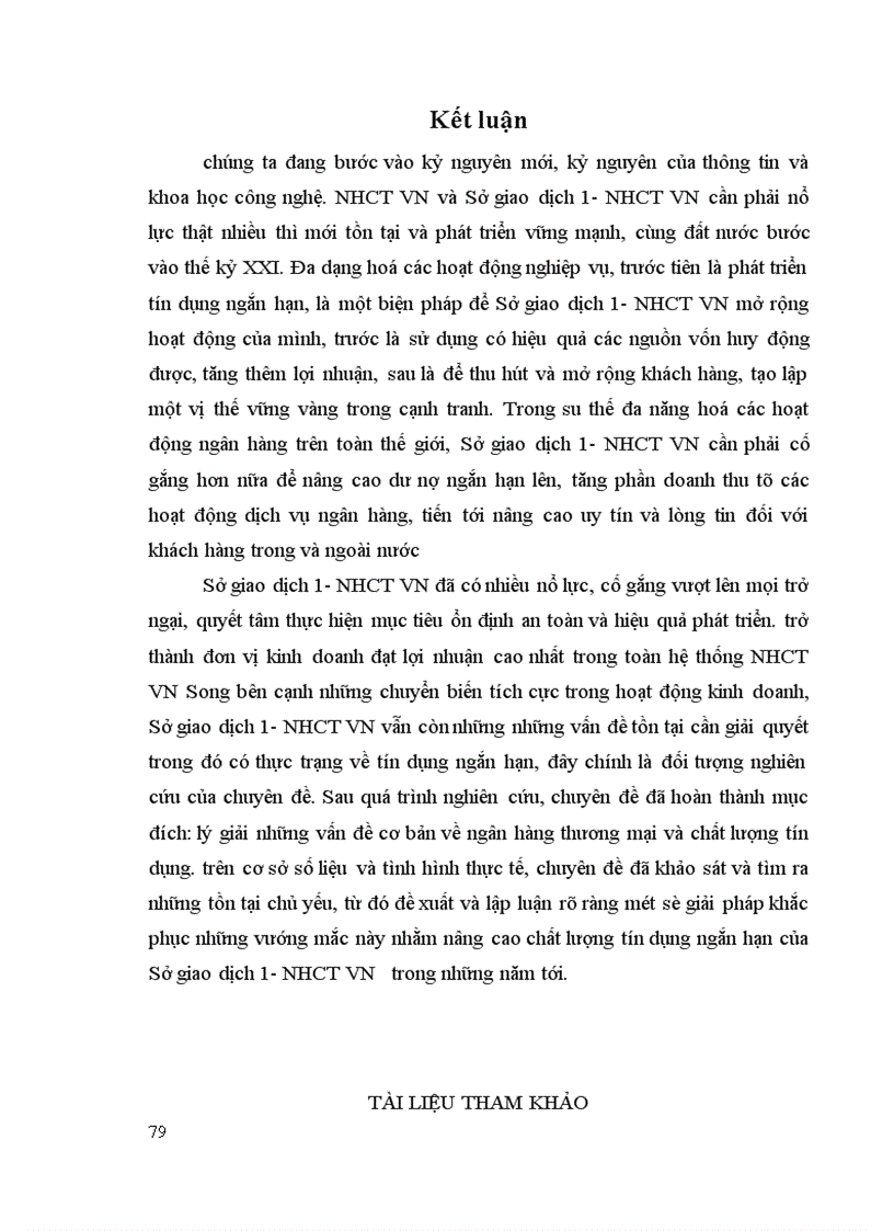 image for page Một số giải pháp nhằm nâng cao chất lượng tín dụng ngắn hạn tại Sở giao dịch 1 NHCT VN 1