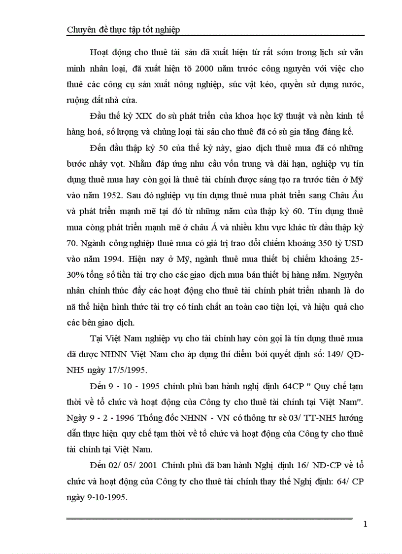 image for page Hoàn thiện công tác thẩm định tài chính dự án tại công ty cho thuê tài chính I NHN0 PTNT 1