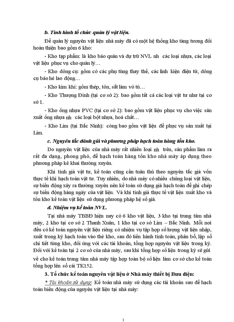 image for page Hoàn thiện công tác kế toán nguyên vật liệu ở Nhà máy thiết bị Bưu điện Hà nội 1