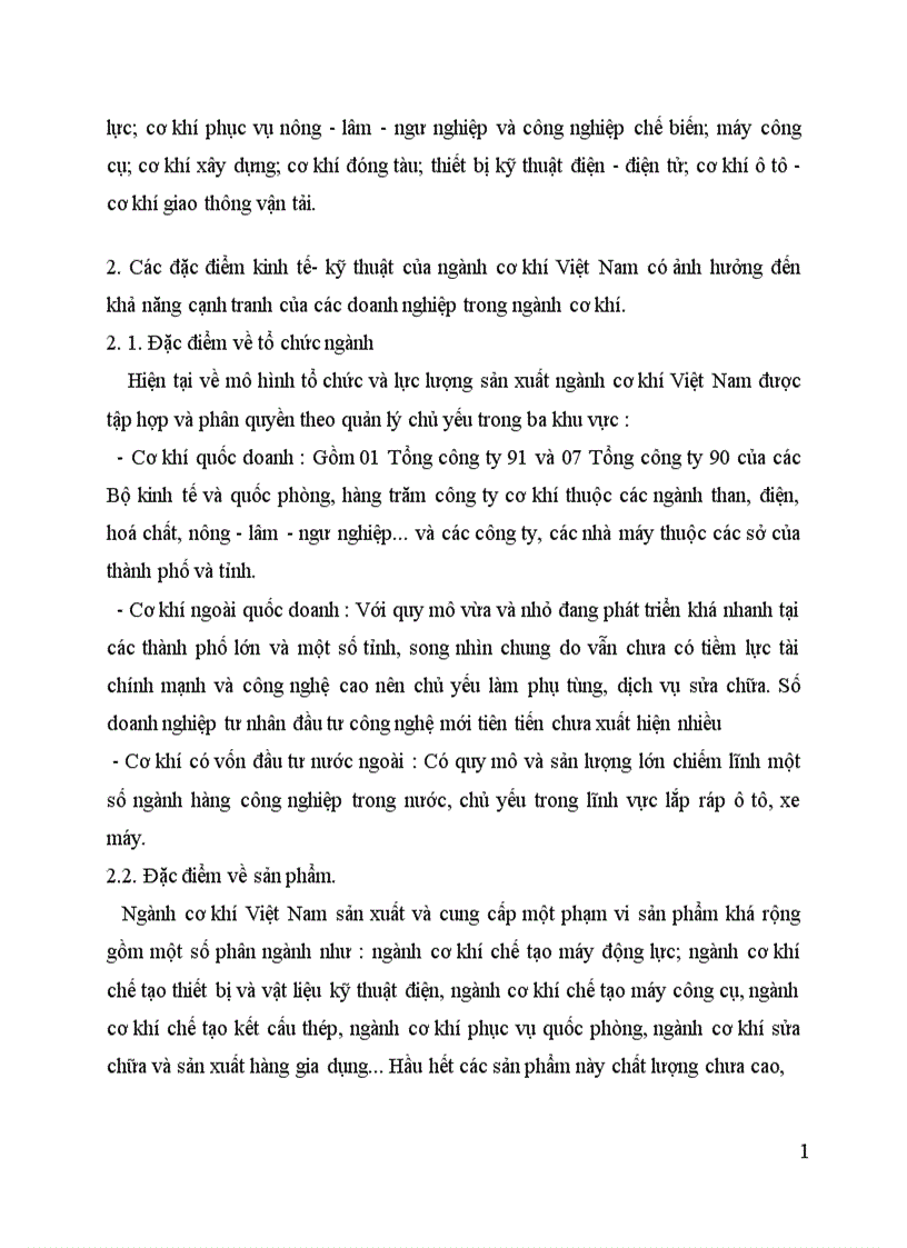 image for page Một số giải pháp nhằm nâng cao khả năng cạnh tranh của ngành cơ khí Việt Nam 1