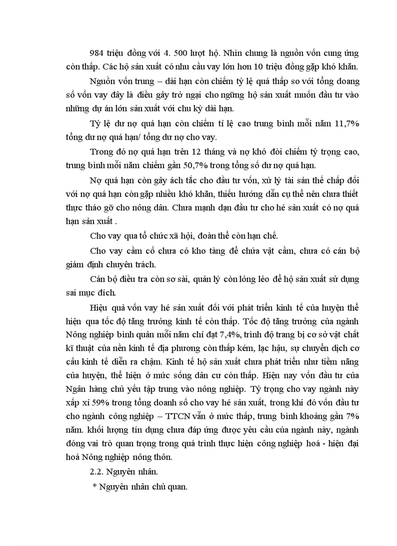 image for page Thực trạng huy động và sử dụng vốn tín dụng ngân hàng để phát triển kinh tế hộ sản xuất ở huyện Thanh Trì 1