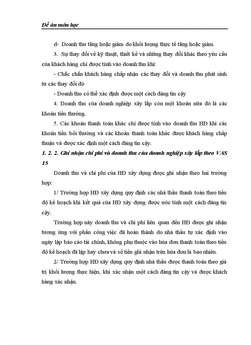 image for page Vận dụng chuẩn mực kế toán Việt Nam số 15 Hợp đồng xây dựng để hạch toán chi phí và doanh thu của doanh nghiệp xây lắp 1