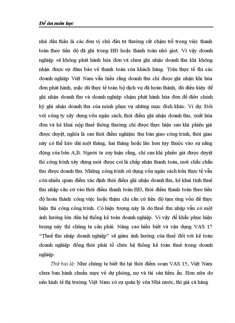 image for page Vận dụng chuẩn mực kế toán Việt Nam số 15 Hợp đồng xây dựng để hạch toán chi phí và doanh thu của doanh nghiệp xây lắp 1
