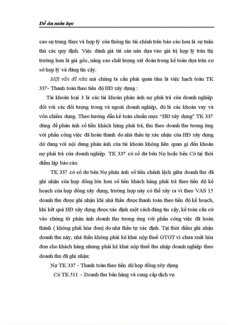 image for page Vận dụng chuẩn mực kế toán Việt Nam số 15 Hợp đồng xây dựng để hạch toán chi phí và doanh thu của doanh nghiệp xây lắp 1