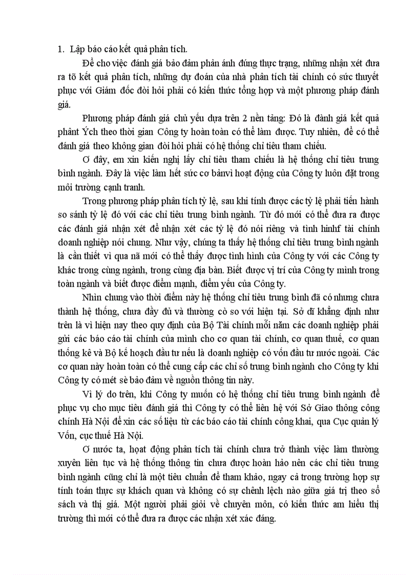image for page Một số giải pháp nhằm hoàn thiện phân tích tài chính tại Công ty Thoát Nước Hà Nội 1