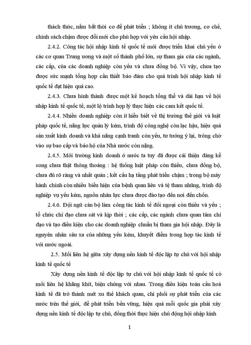 image for page Xây dựng nền kinh tế độc lập tự chủ với hội nhập kinh tế quốc tế Thời cơ và thách thức 1