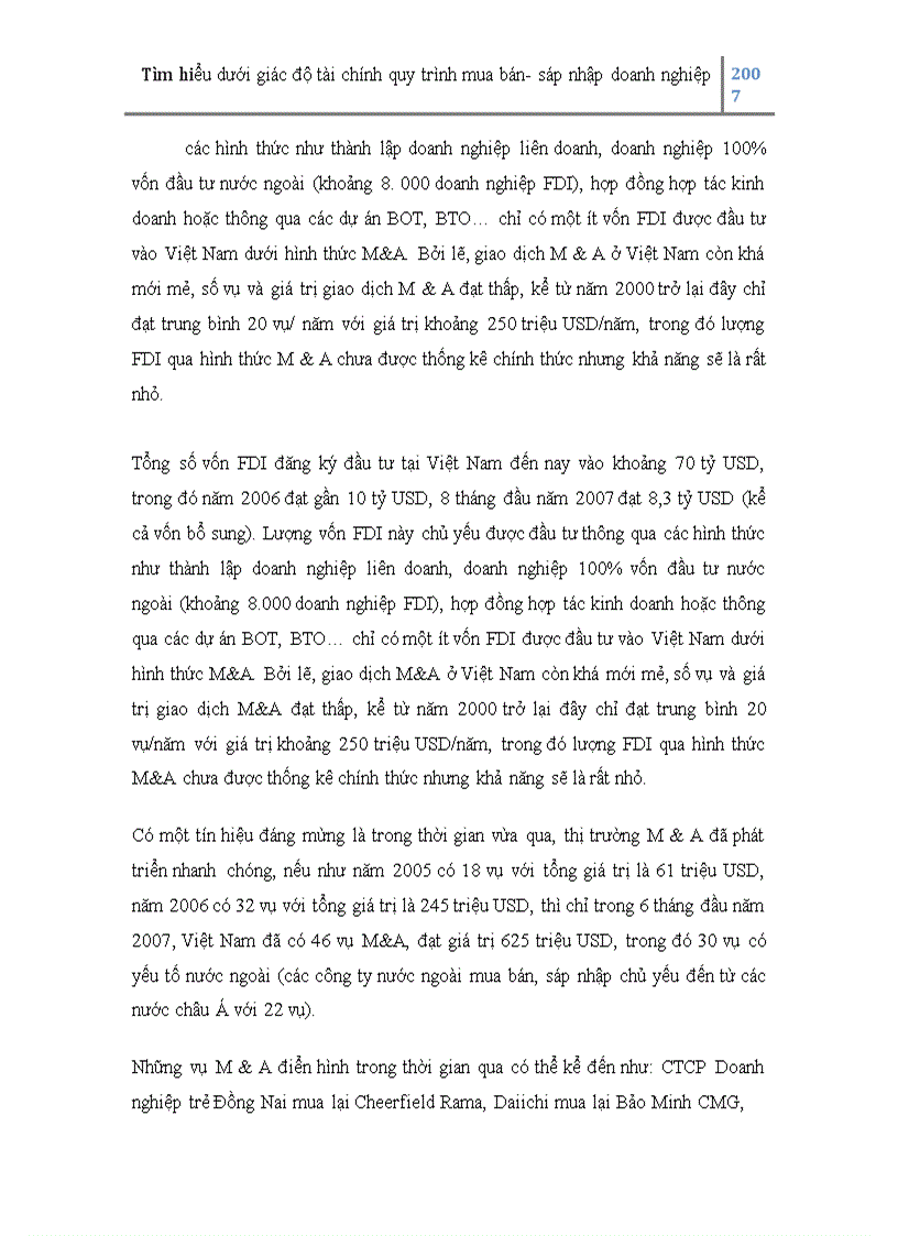 image for page Tìm hiểu dưới giác độ tài chính quy trình mua bán sáp nhập doanh nghiệp