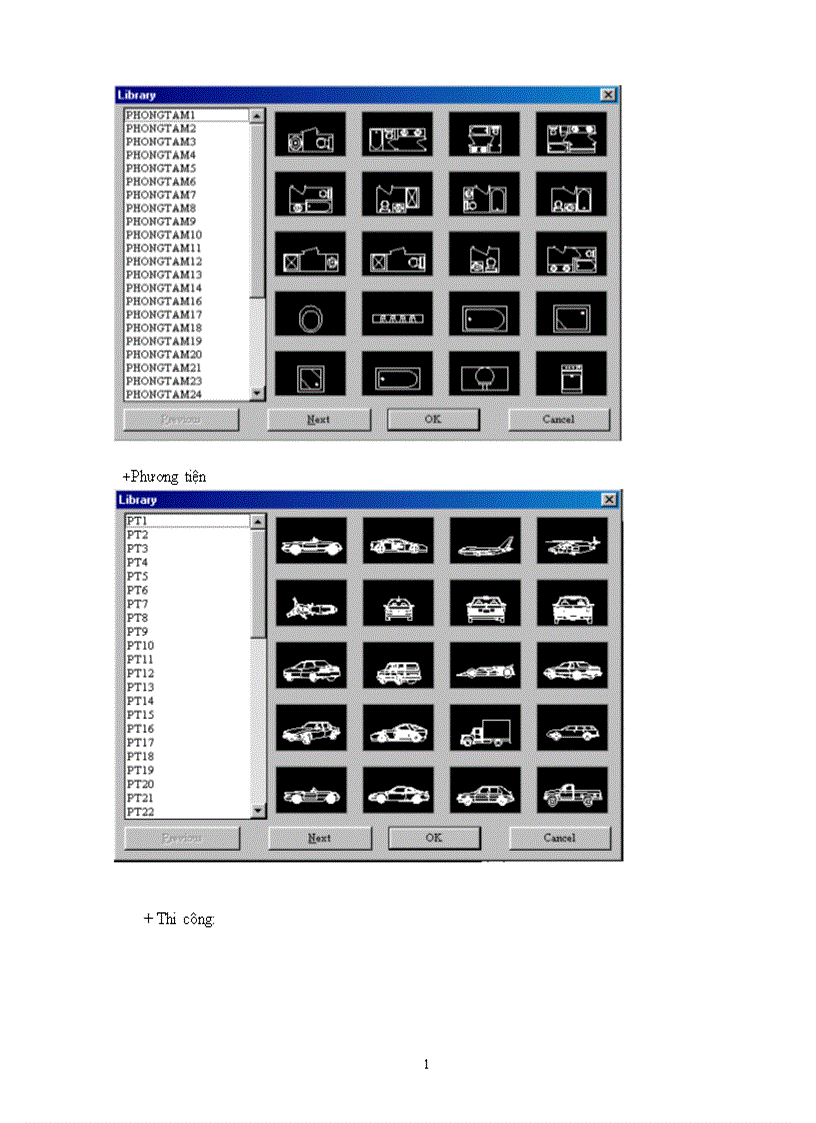 image for page Lập chương trình thiết kế các công cụ hỗ trợ bản vẽ thi công trong môI trường Autocad