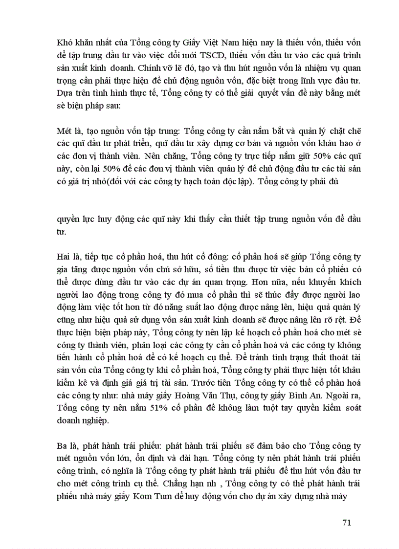 image for page Biện pháp nâng cao hiệu quả sử dụng vốn tại Tổng công ty giấy Việt Nam 1