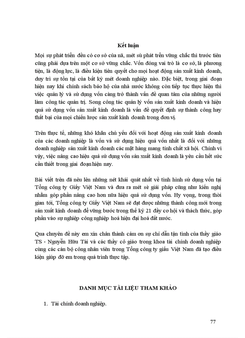 image for page Biện pháp nâng cao hiệu quả sử dụng vốn tại Tổng công ty giấy Việt Nam 1