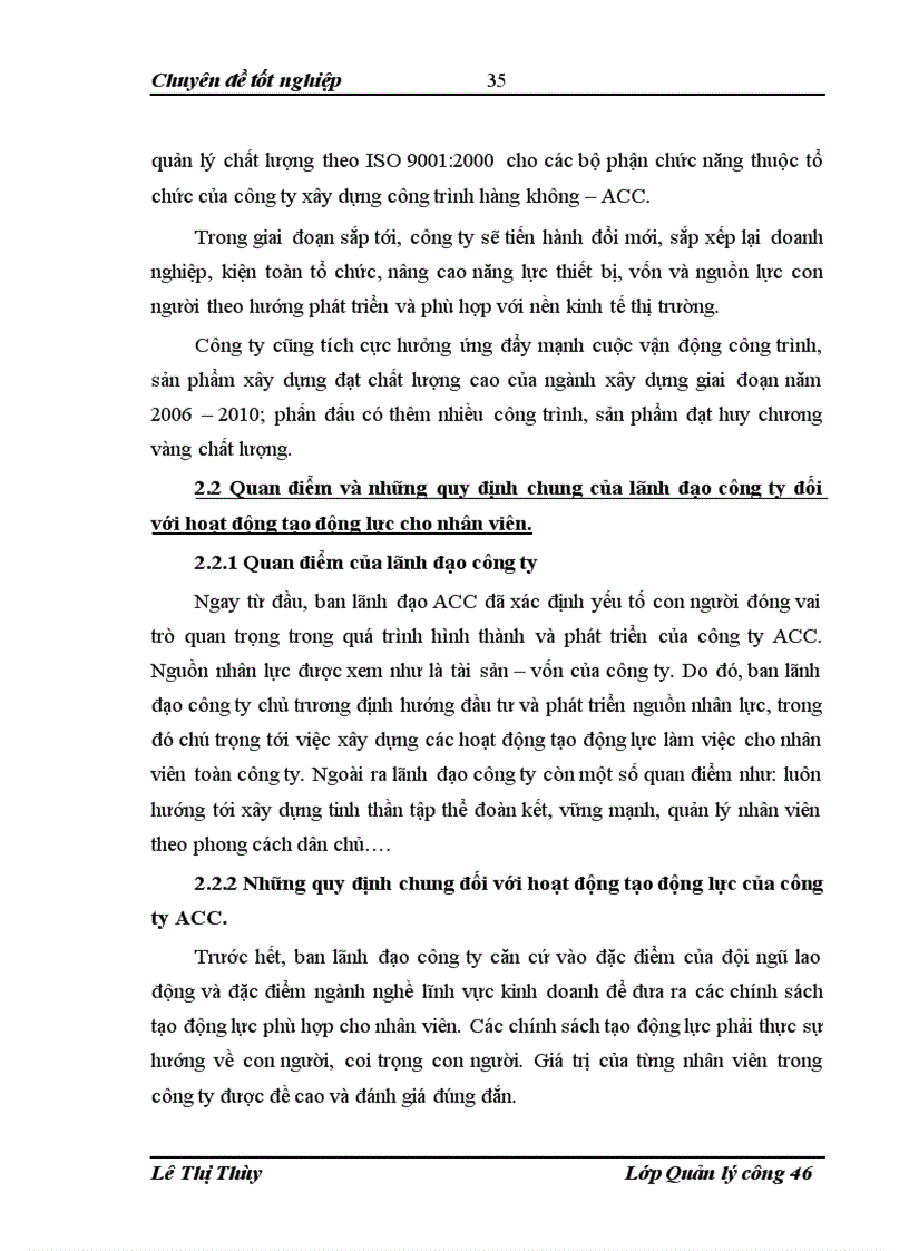 image for page Một số giải pháp nâng cao động lực làm việc cho người lao động tại Cổ phần Đầu tư và xây lắp Trường An Đề tài