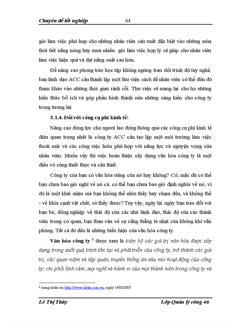 image for page Một số giải pháp nâng cao động lực làm việc cho người lao động tại Cổ phần Đầu tư và xây lắp Trường An Đề tài