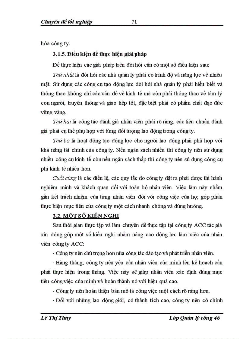 image for page Một số giải pháp nâng cao động lực làm việc cho người lao động tại Cổ phần Đầu tư và xây lắp Trường An Đề tài