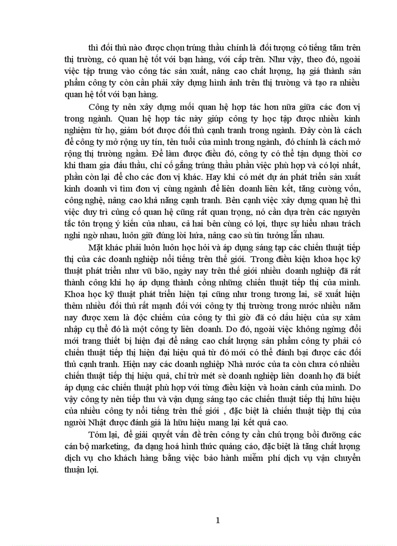 image for page Một số biện pháp đầy mạnh hoạt động tiêu thụ sản phẩm ở Công ty TNHH Cát Lâm