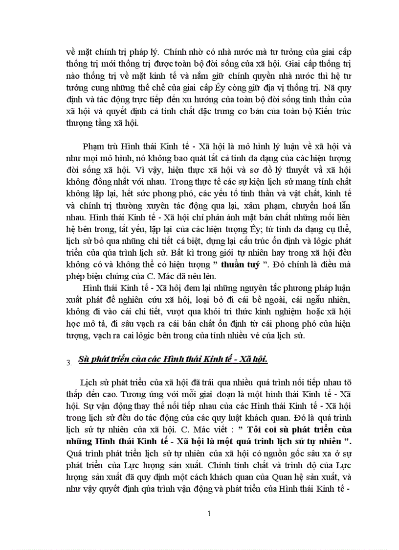 image for page Vận dụng Lý luận về Hình thái kinh tế xã hội giải thích quá trình phát triển của Việt Nam ngày nay 1