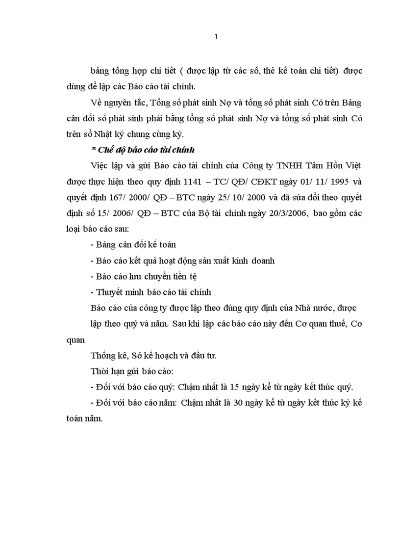 image for page Đặc điểm tổ chức kế toán tại công ty tnhh tâm hồn việt