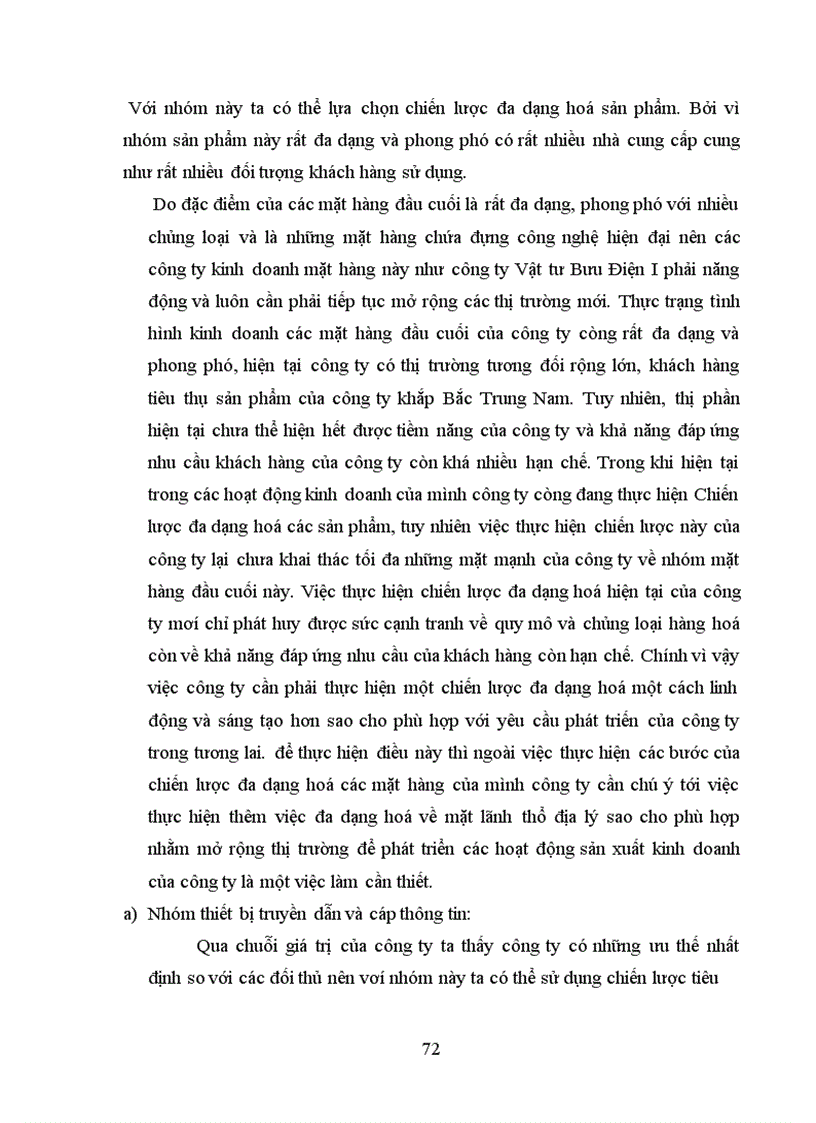 image for page Chiến lược kinh doanh của công ty Vật tư Bưu Điện I