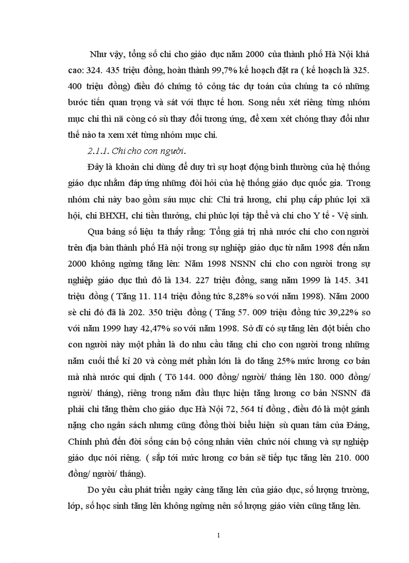 image for page Một số biện pháp nhằm tăng cường quản lí chi ngân sách nhà nước cho sự nghiệp giáo dục trên địa bàn thủ đô Hà nội đến năm 2005