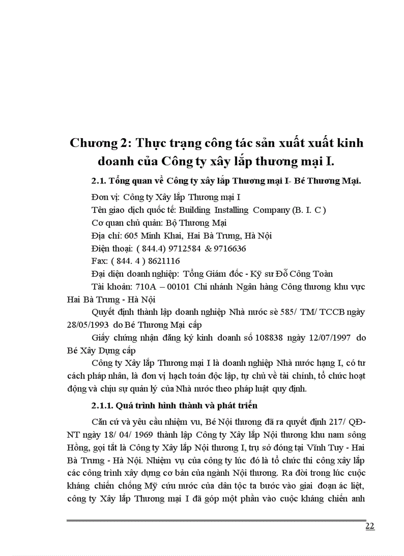 image for page Các giải pháp nhằm nâng cao hiệu quả sản xuất kinh doanh tại Công ty Xây lắp Thương mại 1