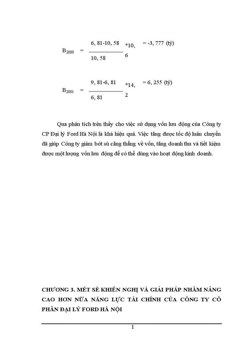 image for page Phân tích tình hình hoạt động tài chính của Công ty Cổ phần Đại lý FORD Hà Nội 1