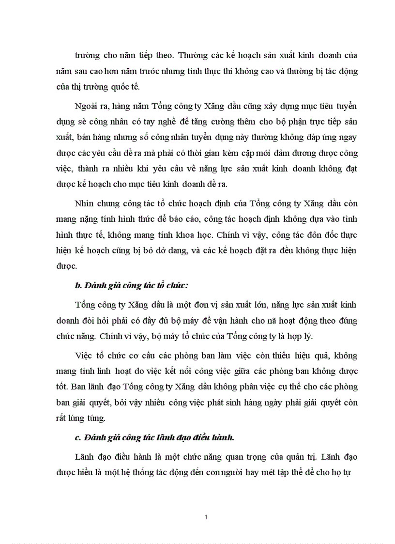 image for page Đánh giá công tác quản trị doanh nghiệp của Tổng công ty xăng dầu qua các năm 1997 1999