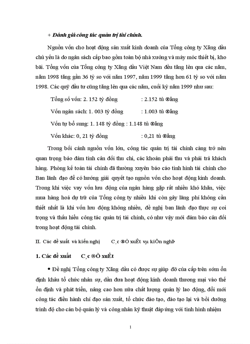 image for page Đánh giá công tác quản trị doanh nghiệp của Tổng công ty xăng dầu qua các năm 1997 1999