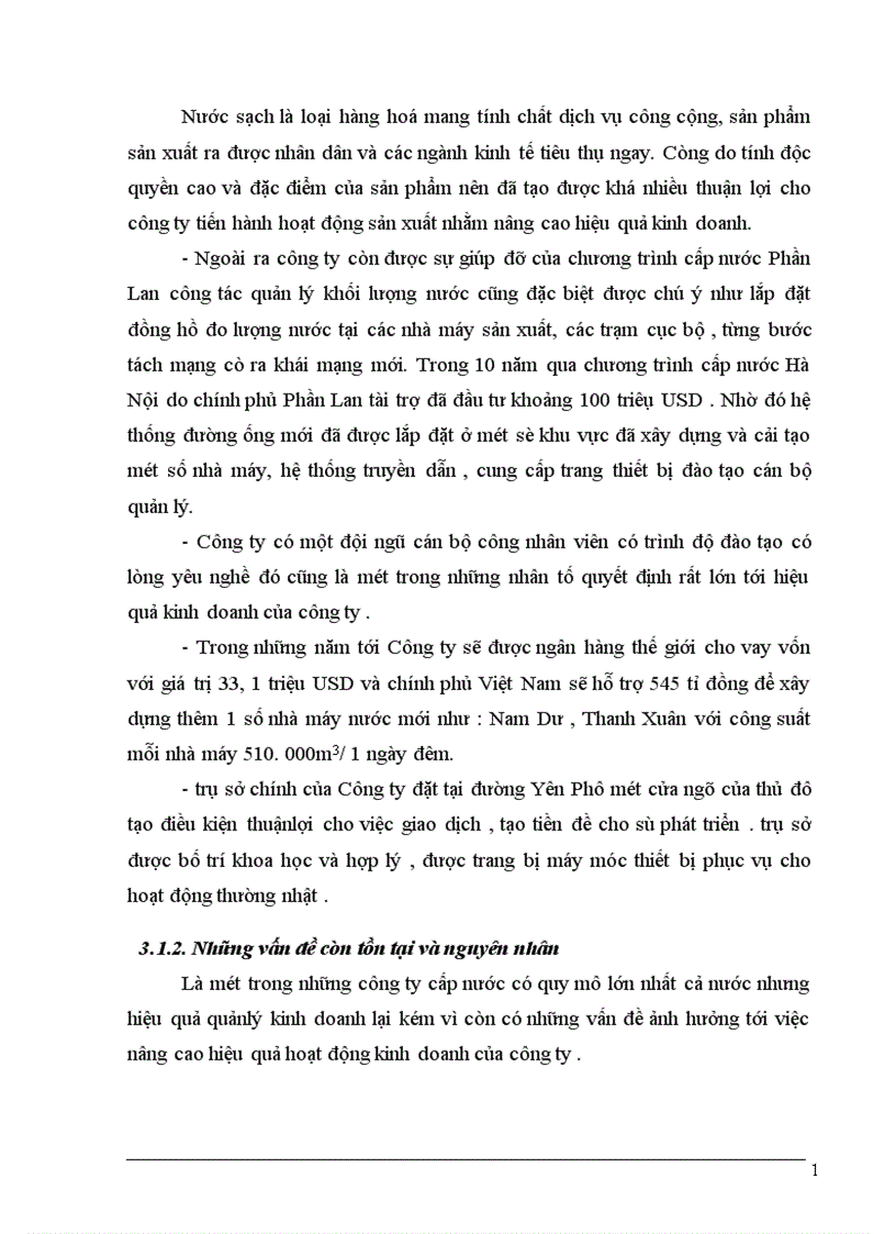 image for page Một số giải pháp nhằm nâng cao hiệu quả kinh doanh của Công ty kinh doanh nước sạch Hà Nội