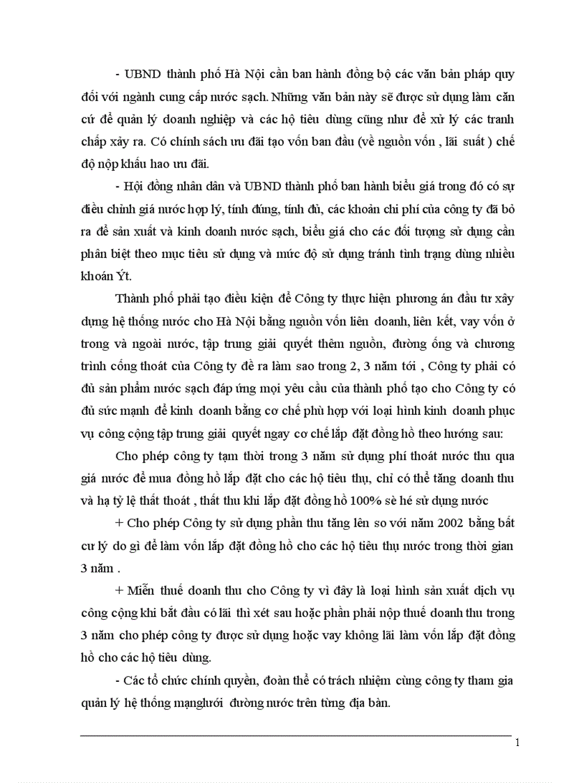 image for page Một số giải pháp nhằm nâng cao hiệu quả kinh doanh của Công ty kinh doanh nước sạch Hà Nội