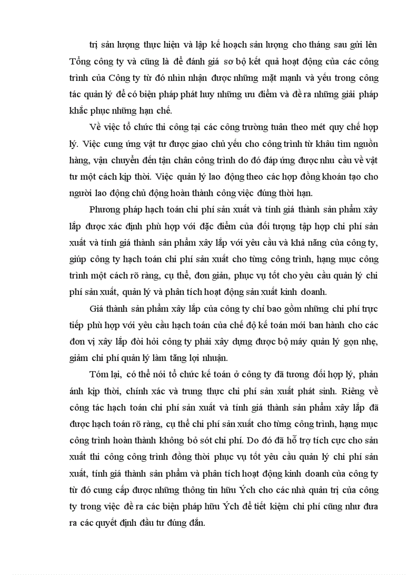 image for page Hoàn thiện hạch toán chi phí sản xuất và tính giá thành sản phẩm xây lắp tại Công ty Xây lắp và Vật tư xây dựng 8 1