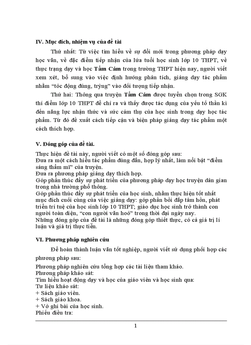 image for page Vai trò và tác dụng của yếu tố thần kì trong dạy học Tấm Cám nhằm phát huy năng lực nhận thức và cảm thụ thẩm mĩ cho học sinh lớp 10 THPT 1