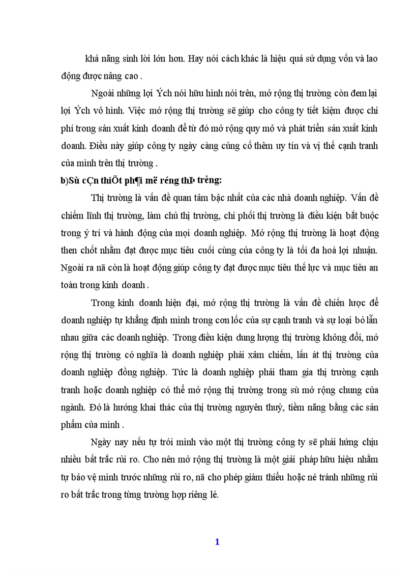 image for page Một số giải pháp nhằm mở rộng thị trường kinh doanh của công ty XNK du lịch và tư vấn đầu tư Hồ Gươm