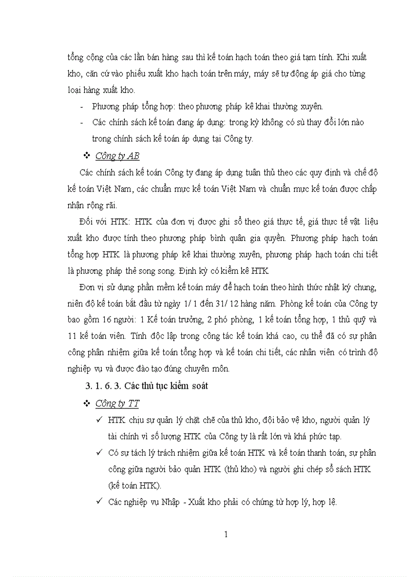image for page Hoàn thiện quy trình kiểm toán HTK trong kiểm toán BCTC tại Công ty kiểm toán và tư vấn tài chính kế toán AFC Sài Gòn 1